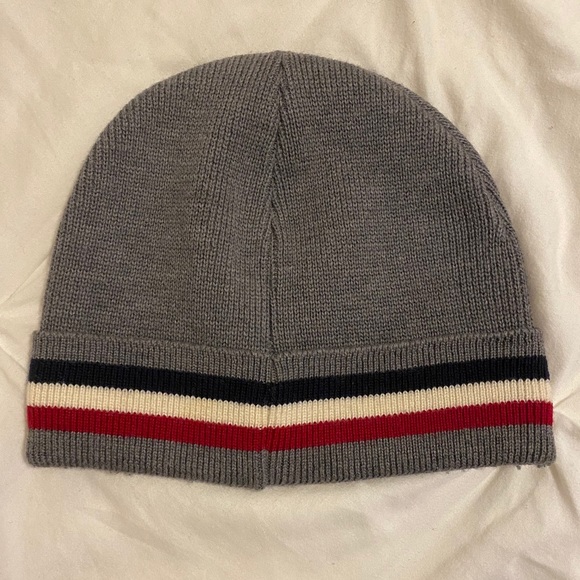 Moncler Berretto Stripe Wool Beanie - Picture 4 of 5